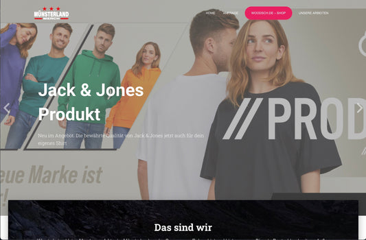 Unsere Hauptseite "Münsterland Merch" ist online !!!