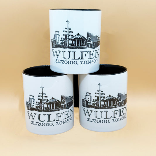 Keramiktasse Wappenbaum/Skyline