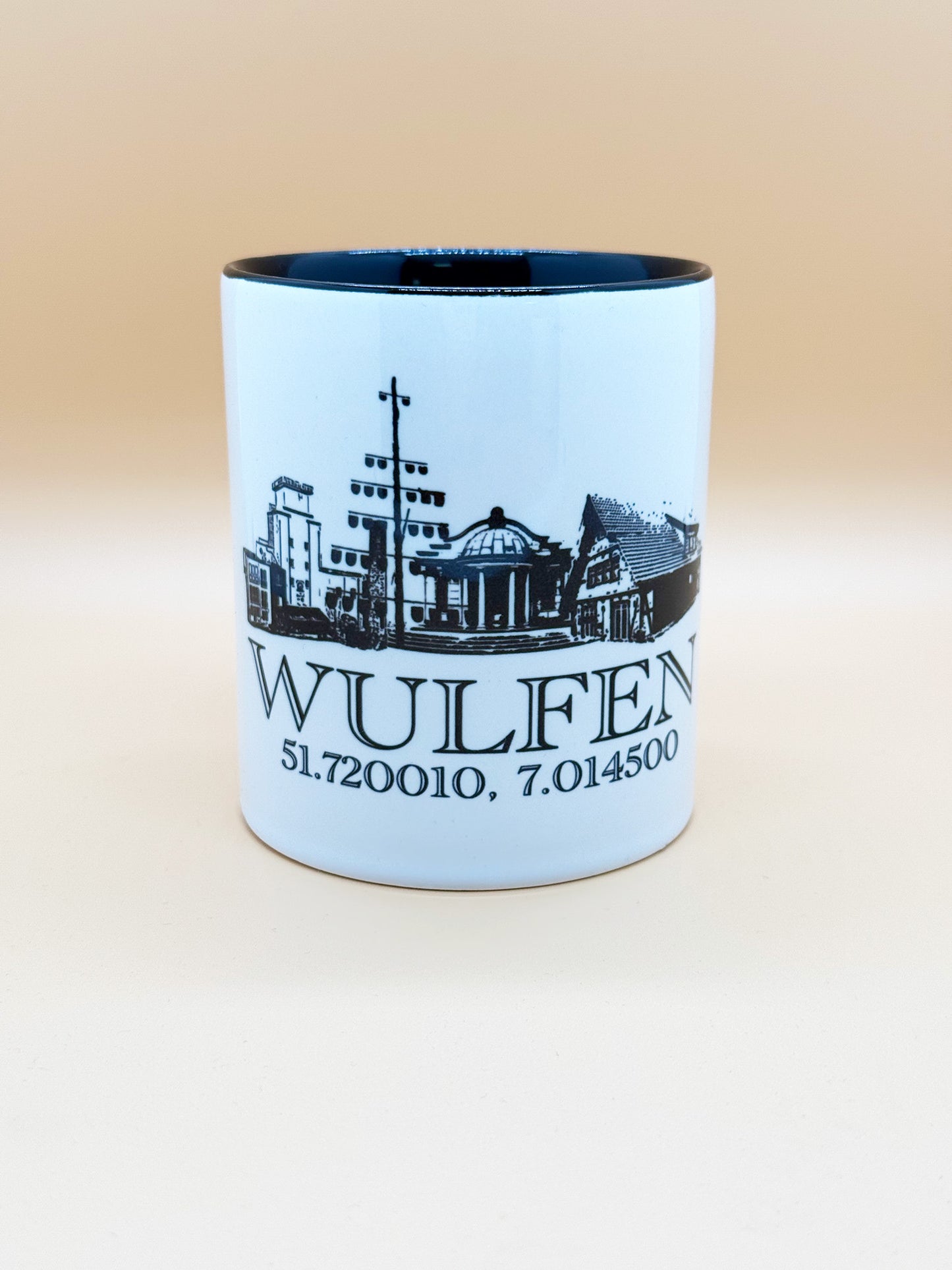 Keramiktasse Wappenbaum/Skyline