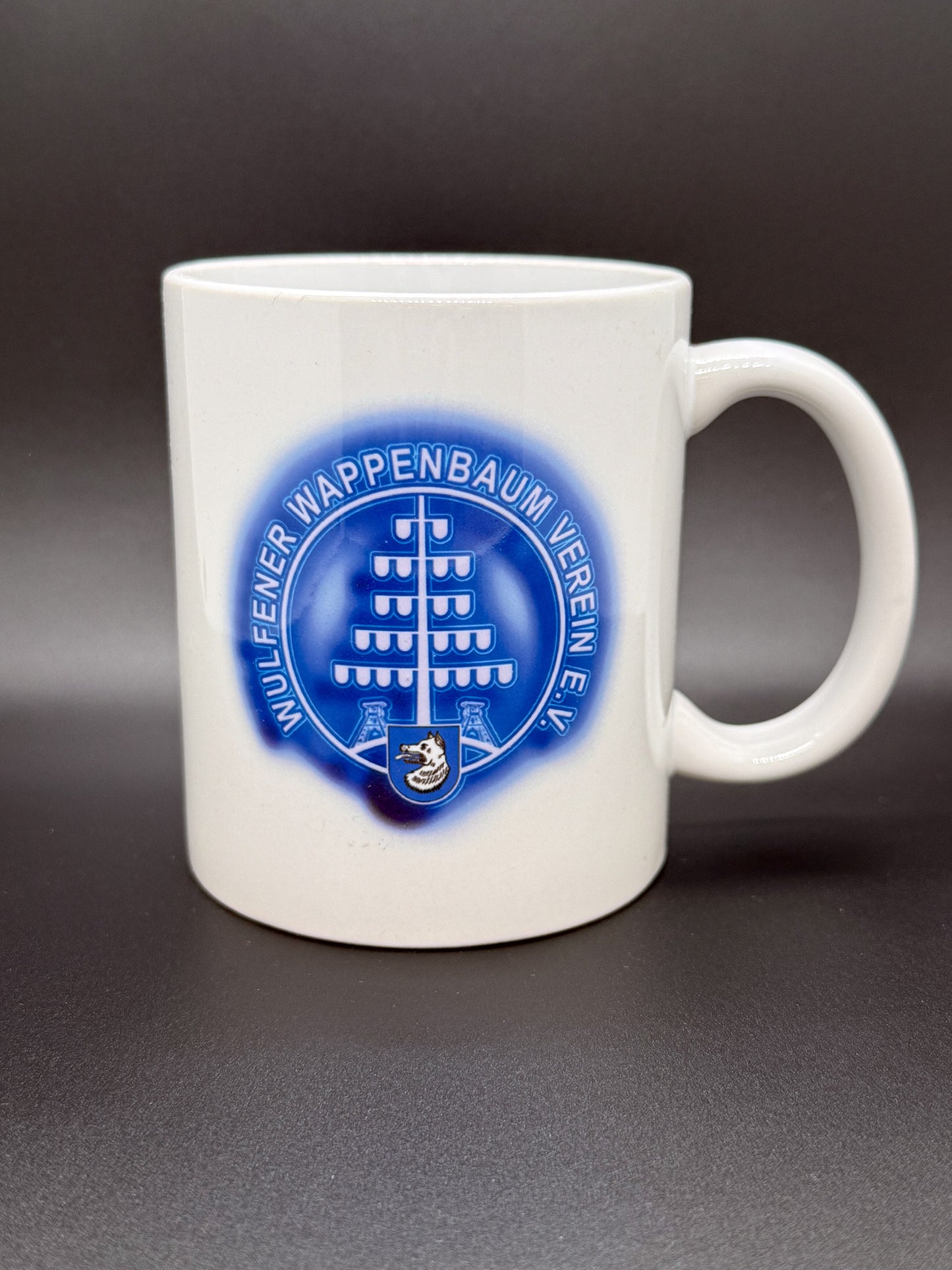 Keramiktasse Wappenbaum/Skyline